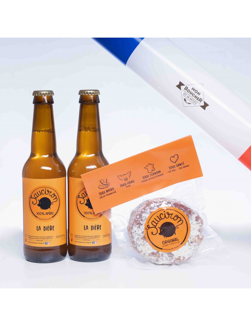 Pack cadeau apéritif 2 personnes artisanal coupe du monde