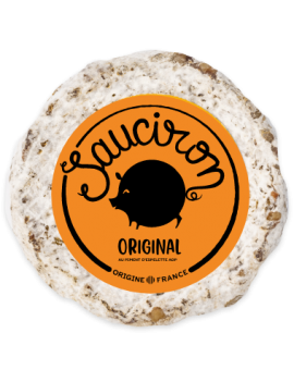 Saucisson Original, artisanal rond et déjà tranché