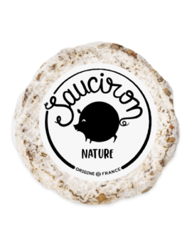 Saucisson nature Sauciron, rond et déjà tranché